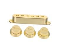 VICASKY 7pcs Premium Electric Guitar Pickup Covers Golden for Enhanced Sound and Style