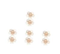 VICASKY 8 pcs Elegant Gold Floral Hair Combs Baroque Inspired Bridal Hair Clips for Weddings Bridesmaids Party Accessories with Unique Petal Design
