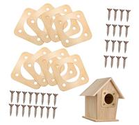 VICASKY 8 Pcs Metal Birdhouse Guards Copper Birdhouse Hole Protectors for Outdoor Use Prevent Intrusion and Damage Safe and Sturdy Design