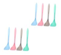 VICASKY 8 Pcs Multi-Function Plastic Pet Stirring Spoon Long Handle Can Mixing Spoons Reusable Household Tools for Convenient Wet Food Feeding