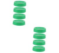 VICASKY 8 pcs Pigeon Hatching Bowl with Breathable Mat Bird Nesting Bed Washable Bird Breeding Nest Suitable for Racing Pigeons Quails and Doves
