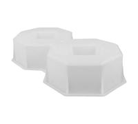 VICASKY 8-Shape Plastic Lawn Paver Mold 40x20x6cm for Concrete Garden Path Maker Patio Walkway Cement Stepping Stone Mold DIY Outdoor Hardscaping