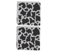 VICASKY 80 Sheets Cow Print Paper Napkins Decorative Party Table Napkins for Birthday and Home Use Bright Colors with Delicate Printing Practical and Safe Table Decor for Holiday