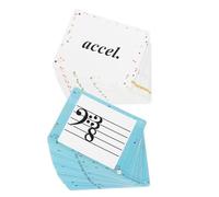 VICASKY 80pcs Music Notation Flashcards for Beginners Portable Music Theory Learning Tool for Piano and Violin Enhance Musical Skills School Go