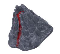 VICASKY 8cm Simulated Volcano Model Lava Volcano Toy Dinosaur Figurine Outdoor Garden Aquarium Volcanic Rock Decoration for