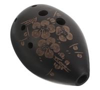 VICASKY 8hole Beginner Ocarina Traditional Pottery Clay Musical Instrument for Learning and Practice Classic Wind Flute for Beginners