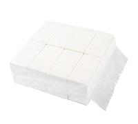 VICASKY 8packs White Paper Napkins Natural Bamboo Pulp Extraction Napkins Soft Tissue Paper Pre-Folded Hotel Home Use Reusable