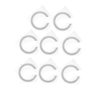 VICASKY 8pcs 41-inch Guitar Sound Hole Rosette Pvc Sticker Decals for Acoustic Classical Guitars Thin Design with Precision Production Sturdy and Beautiful Decorative Ring Stickers
