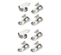 VICASKY 8pcs Adjustable Thumbpick Hollowed Plectrum Guitar Pick for Banjo and Acoustic Guitar Use Essential Supplies Parts