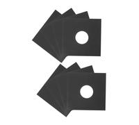 VICASKY 8pcs Anti-static Vinyl Record Inner Sleeves with Double-layer Kraft Paper, Black Vinyl Storage Bags for Music Record Protection and Dust Prevention