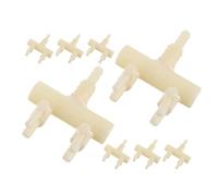 VICASKY 8pcs Aquarium Oxygenation Equipment Fish Tank Air Splitter Valve Adjustable Oxygen Accessories for Home Aquarium Aeration System Setup Includes Air Flow Distributor