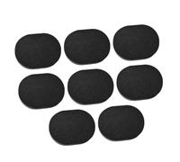 VICASKY 8pcs Black Bamboo Charcoal Face Cleansing Sponges for Makeup Removal and Skin Cleaning Soft Sturdy for Daily Use