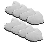 VICASKY 8pcs Blank Graffiti Pencil Case DIY Craft Canvas Bag for Girls Heat Transfer Makeup Pouch Sublimation Pencil Pouch Zipper for Home Use