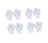 VICASKY 8Pcs Children Bathing Gloves Nylon Shower Gloves Body Scrub Exfoliator, Easy to Put, Deeply Clean Skin, Gentle Scrub Mitt for Bath Time