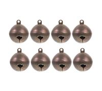 VICASKY 8pcs Copper Bell Pendant for Dog Collars with Hanging Ring | Lightweight Copper Build, for Pets, Harnesses, Outdoor Adventures, Indoor Monitoring, Sturdy Charm