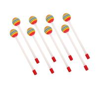 VICASKY 8pcs Cute Rainbow Lollipop Shaped Drumsticks Musical Toys for Boys and Girls Drumstick Accessories