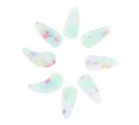 VICASKY 8pcs Guzheng Accessories Nail Covers Smooth Design Finger Nail Protectors for Guzheng Players