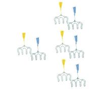 VICASKY 8pcs Iron Music Book Clip with Tassel Page Holder for Musicians Compact Music Note Shaped Score Clamps for Sheet Piano and Guitar