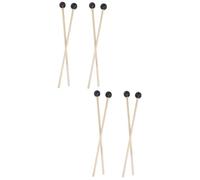 VICASKY 8pcs Marimba Sticks Sturdy Hand Drumming Stick Bundle for Adults Boys and Girls Rhythm Long Handle Xylophone Mallets