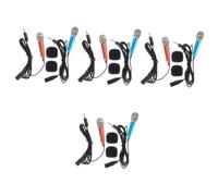 VICASKY 8pcs Mini Portable Microphones for Smartphones Lightweight Clip Vocal Mics for Voice Recording and Ktv Fun Compatible Devices and Karaoke Apps