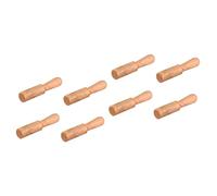 VICASKY 8pcs Nepalese Buddha Stick Meditation Music Bowl Wooden Stick Root Singing Bowl Mallet for Tibetan Singing