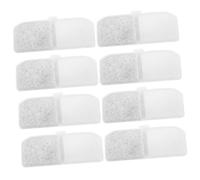VICASKY 8Pcs Pet Water Dispenser Filters Replacement for Household Water Fountain Activated Carbon Square Filter Pads for Cat and Dog Waterers Removes Impurities Hair and Debris
