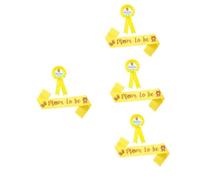 VICASKY 8pcs Shower Mom Sash Daddy Pin Badge Corsage for Memorable Celebrations for Boy Shower Decorations and Mummy Daddy