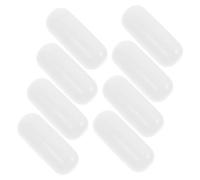 VICASKY 8pcs Small Empty Lipstick Capsules Plastic Fillable Mini Travel Tubes for Lip Gloss Samples Portable Lip Balm Containers for Women and Girls