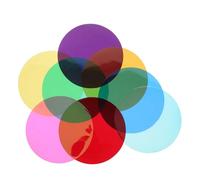 VICASKY 8pcs Stage Gel Overlays Colored Light Decoration Sheet Pet Plastic Vivid Color Output Decorative Color Film for Lights for Dining Areas and Living Rooms