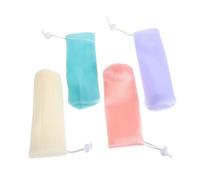 VICASKY 8pcs Thick Foam Soap for Bath Shower Exfoliating Net Pouch for Homemade Bar Soap Travel Hanging Storage Saver Case