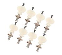 VICASKY 8pcs Ukulele Tuning Pegs for Folk Soprano Models Tuners with Ergonomic Handle Antiloosening Technology for Reliable Sound Stability Easy Installation Musical Instrument Accessories