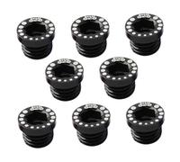 VICASKY 8pcs Zinc Alloy Post Mount Brake Screws for Folding Bike Fork Repair Parts Durable Bicycle Frame Brake Base Plug Screws for Mountain and Road Cycling Black Finish