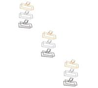 VICASKY 9 Pcs Large Metal Hair Claw Clips Hair Clamps for Women Daily Office Casual Use