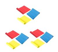 VICASKY 9 pcs Latex Resistance Bands for Yoga and Stretching Multi Color Training Straps for Home Gym Exercise Portable Fitness Pull Up Assist for Legs Arms and Back Workouts