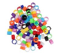 VICASKY 900pcs Blank Leg Bands for Chickens and Pigeons Lightweight Bird Identification Easy to Use Poultry Clip Tags for Bird Management