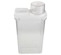 VICASKY 95 Oz Plastic Detergent Bottle Refillable Liquid Container 11.81x6.50x3.90in Storage Solution Travel Friendly for Home Use Laundry Room