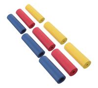 VICASKY 9pcs Adaptive Foam Grip Tubing for Eating Utensils and Pens, Ergonomic Comfort Solid Friction Sponge Material, Arc Shape and Elderly Handwriting Practice