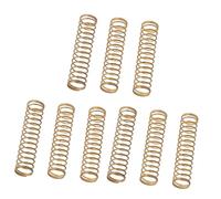 VICASKY 9pcs Brass Spring for Trumpet Repair Spring Components for Wind Instrument Maintenance Lightweight Replacement Parts for Trumpet Golden