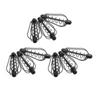 VICASKY 9Pcs Carp Fishing Bait Feeder Cage Set with Copper-Plated Spring Weighted 20G/25G/30G for Long-Distance Casting Outdoor Fishing