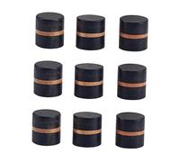 VICASKY 9pcs Effect Pedal Control Amplifier Knobs for Electric Guitar Bass Redwood Knobs