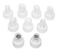 VICASKY 9Pcs Pore Vacuum Attachments for Water Oxygen Facial Machine Durable Hydro Facial Tips for Efficient Skin Cleansing and Easy Installation Compatible with Suction Devices