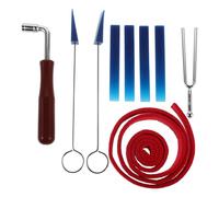VICASKY 9pcs Professional Piano Tuner Tool Kit Piano Tuning Hammer Key Spanner for Music Instrument Maintenance Accessories