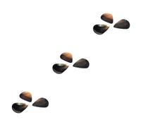 VICASKY 9pcs Shell Tones Guitar Picks Made of Genuine Shell for Ukulele and Guitar Gear Accessories for Playing Music