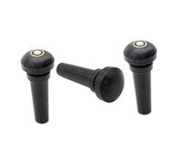 VICASKY 9pcs Violin Tail End Pin Full Ebony Bridge Pin Replacement for Violin String Musical Instrument Accessories