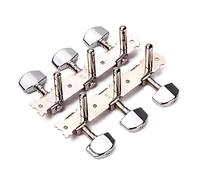 VICASKY Acoustic Guitar Tuning Pegs Metal Square Button Tuning Machine Heads a String Guitar
