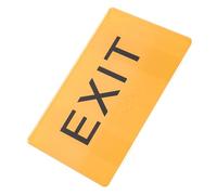 VICASKY Acrylic Braille Exit Sign Board for Visually Impaired Outdoor Braille Sign for Enhanced Safety Accessible Navigation for Durable Design for Public Spaces Promotes Inclusivity and