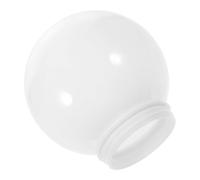 VICASKY Acrylic Spherical Lampshade with Screw Thread Outdoor Lamp Cover Light Pendant Globe Lamp Protector for Garden Wall Lights