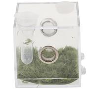 VICASKY Acrylic Spider Breeding Box Jumping Spider Habitat Insect Feeding Box Small Enclosure for Reptile Insect Care