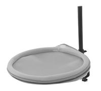 VICASKY Adjustable Cat Bed Desk Attachment with 360° Rotation, Metal Enclosed Nest with Soft Lining, Height Adjustable Cat Shelf for Home Office and Small Apartments