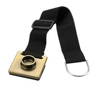 VICASKY Adjustable Cello Endpin Anchor Stopper with Wide Strap and Floor Protection, Golden Oxford Cloth and Alloy Material, Stretch Range 38-70cm, for Experienced Cellists and Cello